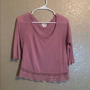 Crop top half sleeve